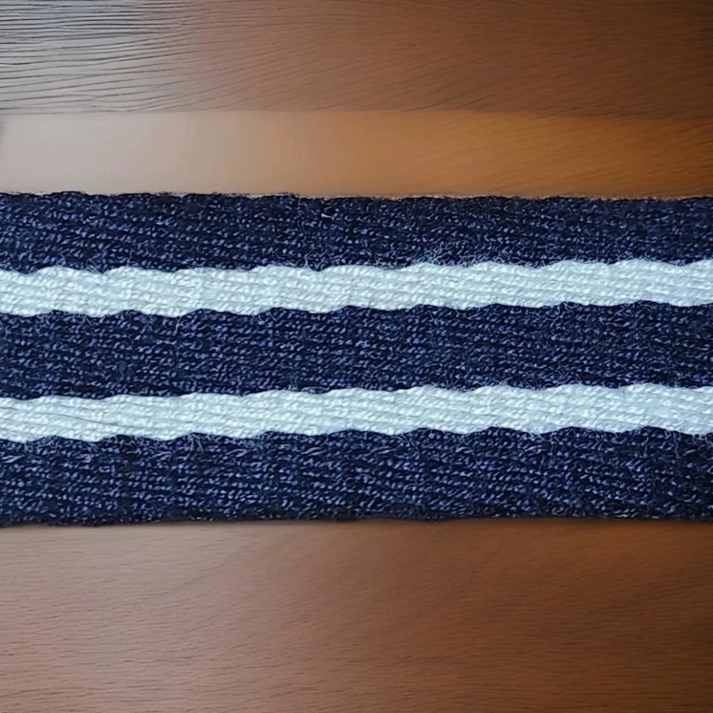 Polo Ralph Lauren Boys Adjustable Navy White Web Belt 23” 1” Wide